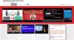 Desktop Screenshot of makemoneyonlinefromhome.us