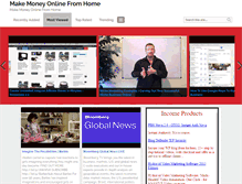 Tablet Screenshot of makemoneyonlinefromhome.us